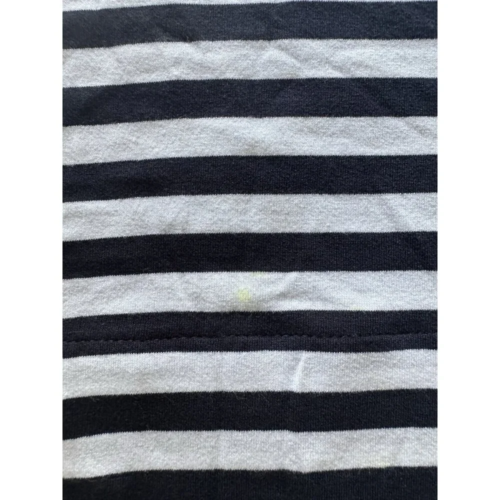 J Jill Wearever Collection Women Size Small Striped 3/4 Sleeve‎ Shirt Stretch